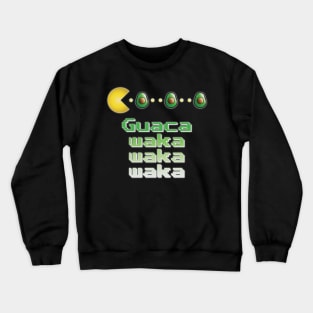 Guaca-Waka-Waka-Waka Retro 80s Video Game Crewneck Sweatshirt